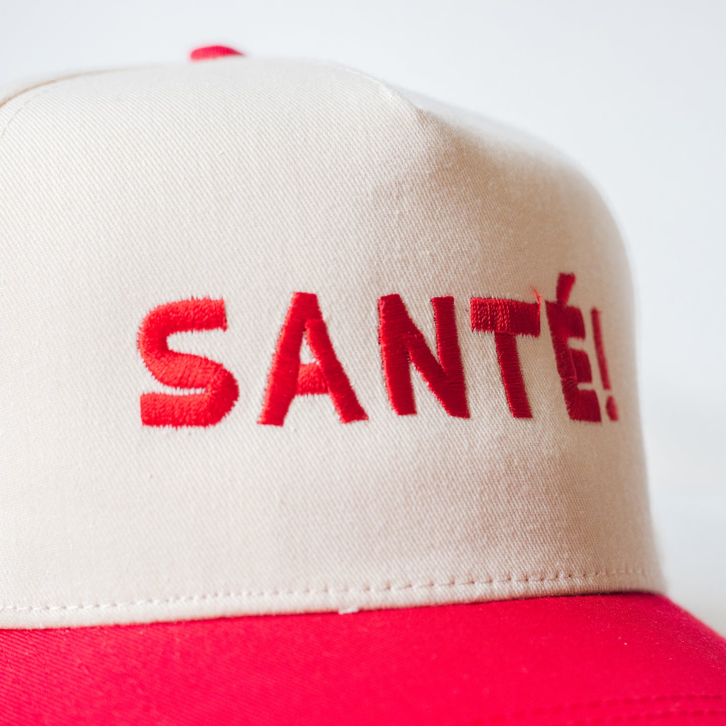 Santé! Hat (Naturale e Rosso)