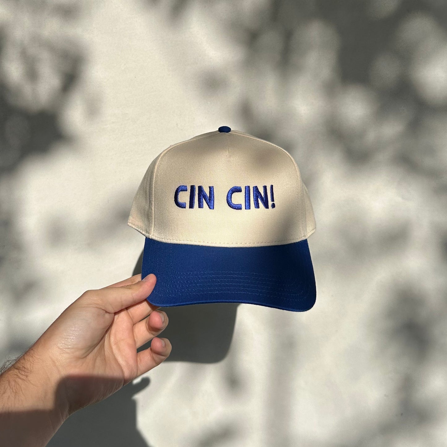 Cin Cin! Hat (Naturale e Blu)