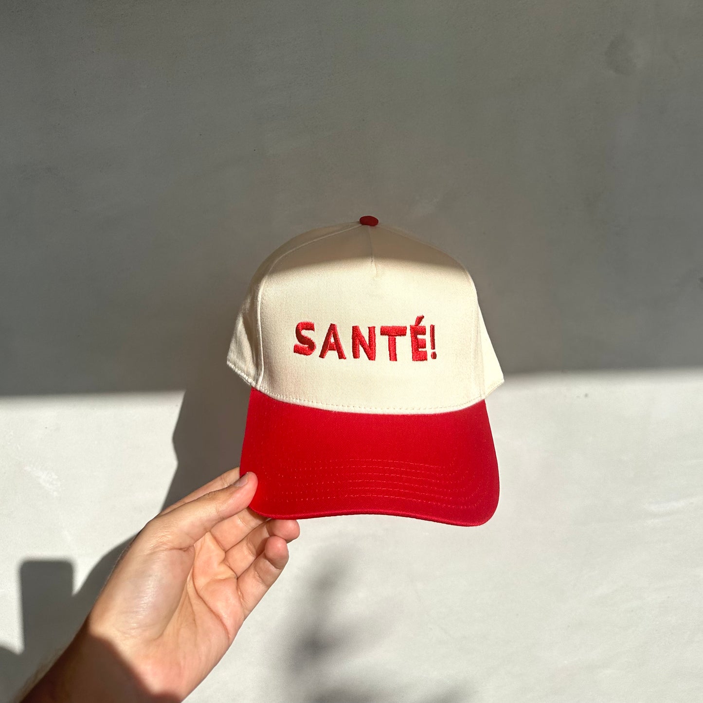Santé! Hat (Naturale e Rosso)