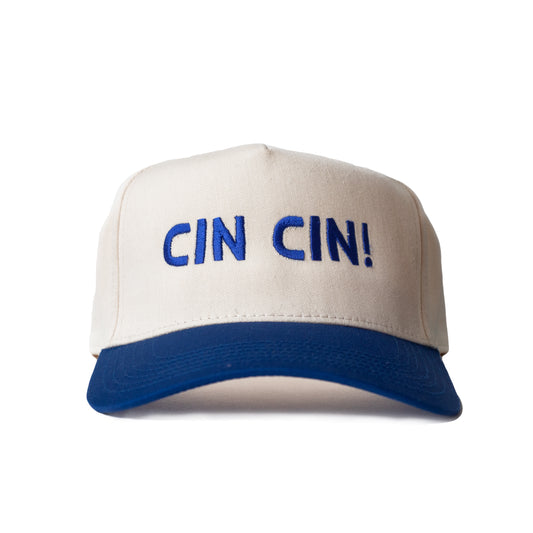 Cin Cin! Hat (Naturale e Blu)