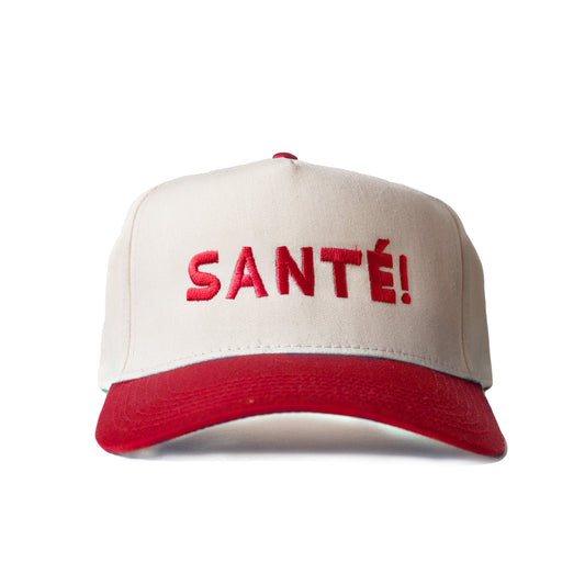 Santé! Hat (Naturale e Rosso)